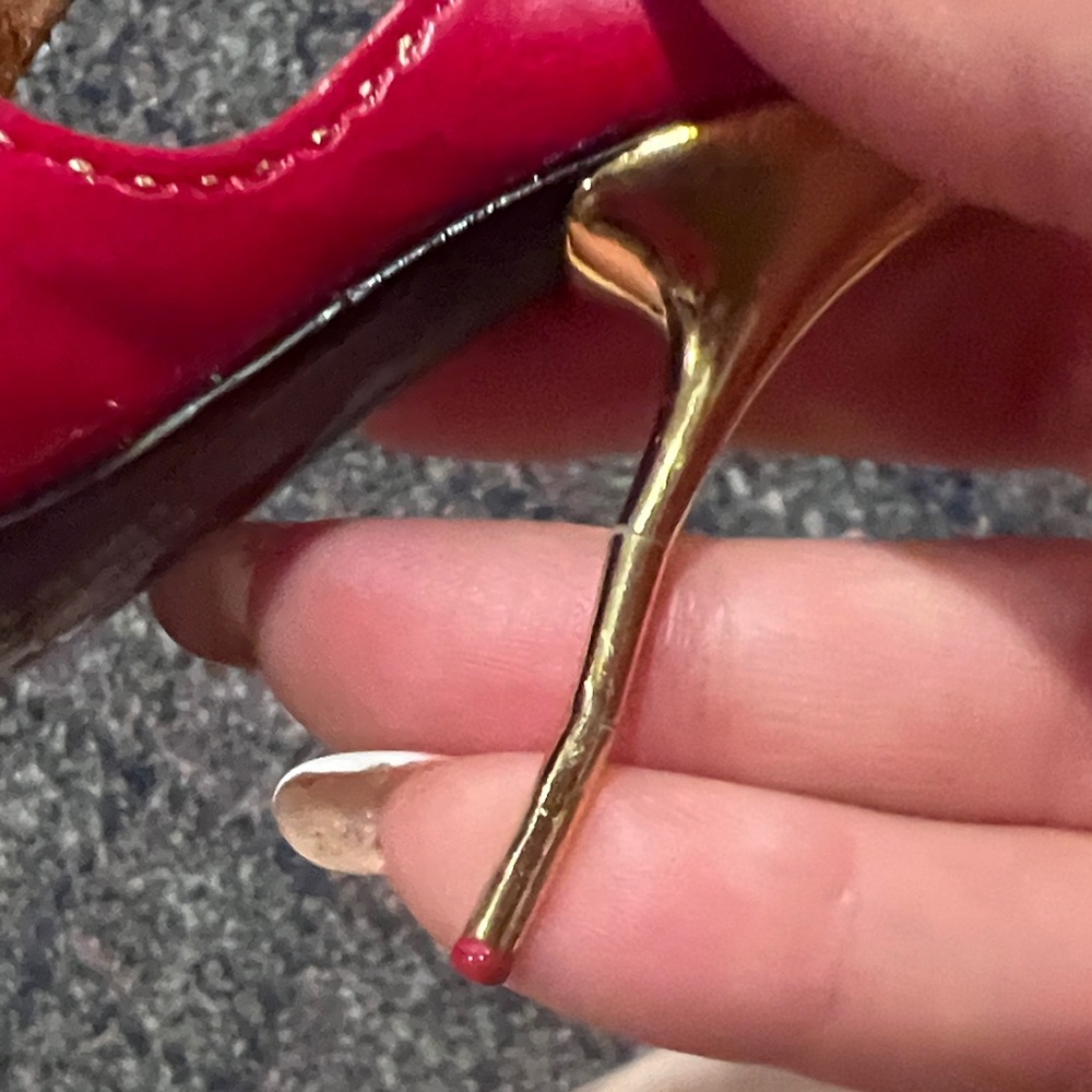 Just the Right Shoe Devilish Elegant Red Stiletto Heel - Picture 2 of 4